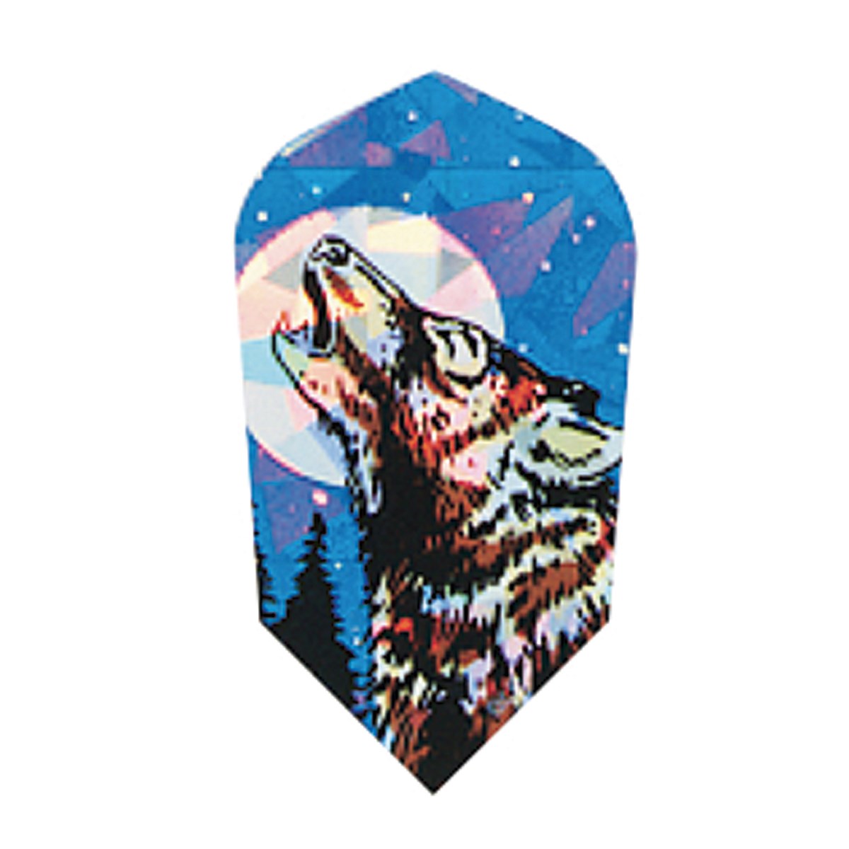 GLD 2D Glitter Howling Wolf Slim