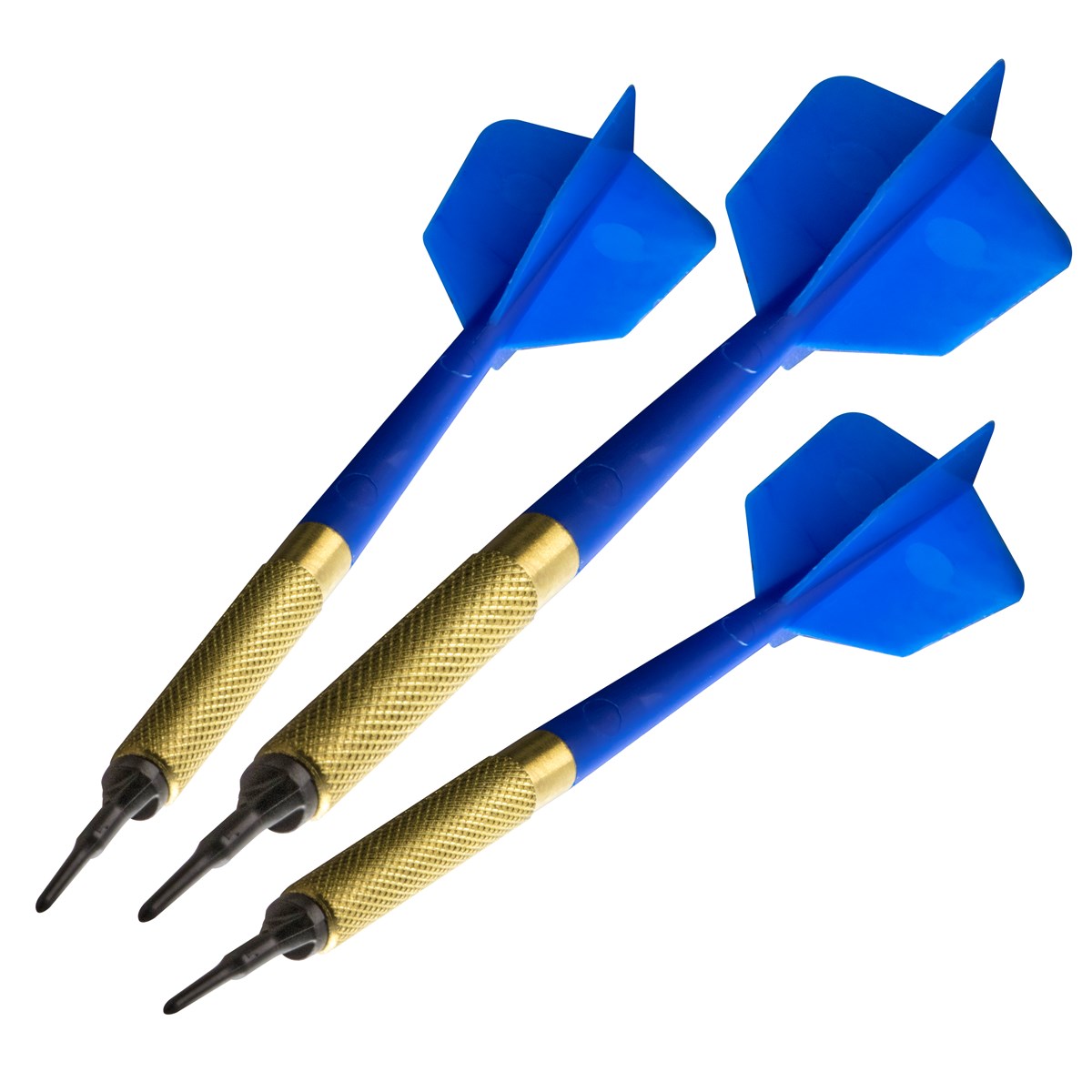 GLD Commercial Brass Soft Tip Darts Blue 13 grams (45 darts per bag)